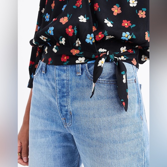 Madewell Floral Wrap Top - Picture 4 of 7